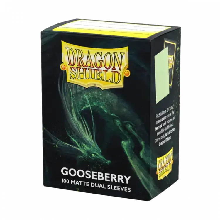 Dragon Shield Dragon Shield: Gooseberry - Matte Dual Sleeves (100 Standard Size Sleeves)