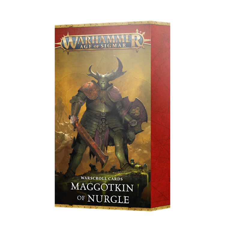 Games Workshop Warhammer Warhammer Age of Sigmar - Warscroll Cards: Maggotkin of Nurgle (eng)