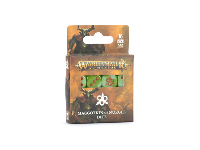 Games Workshop Warhammer Dice Set: Maggotkin of Nurgle