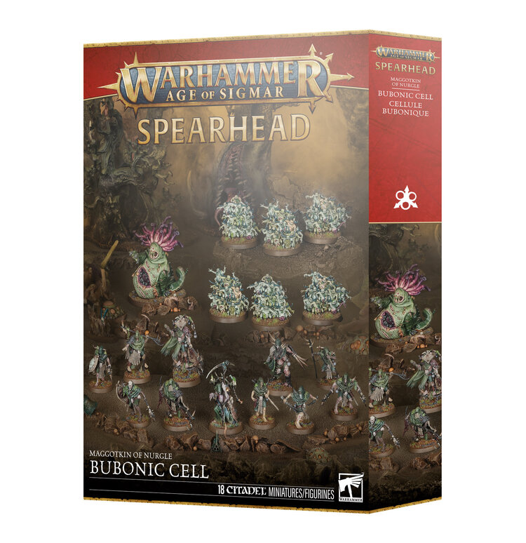 Games Workshop Warhammer Warhammer Age of Sigmar - Spearhead: Maggotkin of Nurgle - Bubonic Cell