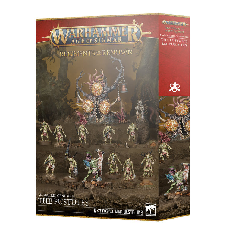 Games Workshop Warhammer Warhammer Age of Sigmar - Maggotkin of Nurgle: Regiments of Renown - The Pustules