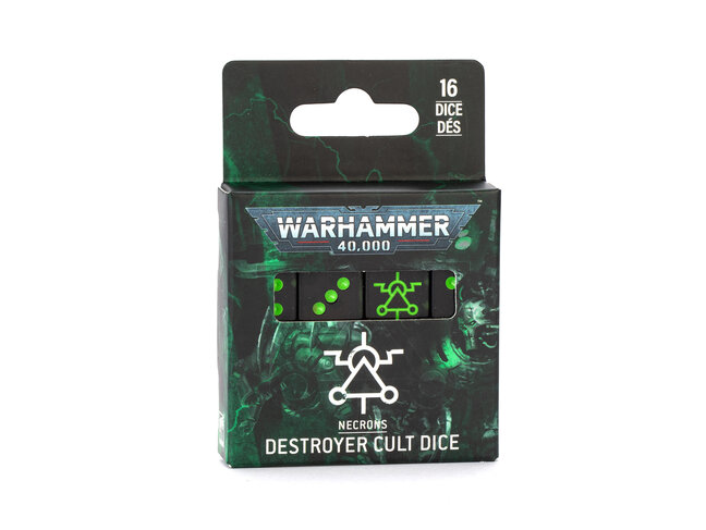 Games Workshop Warhammer Dice Set: Necrons - Destroyer Cult