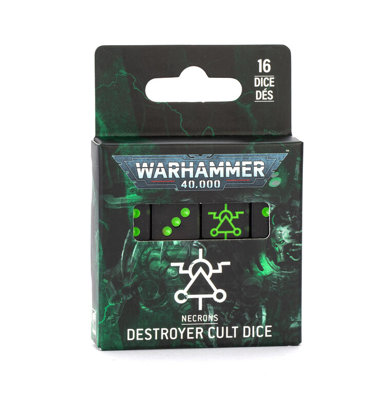 Games Workshop Warhammer Warhammer 40000 - Dice Set: Necrons - Destroyer Cult
