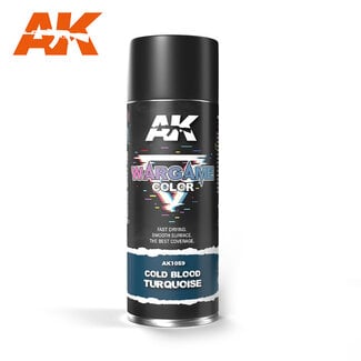 AK Interactive Spray: Cold Blood Turquoise