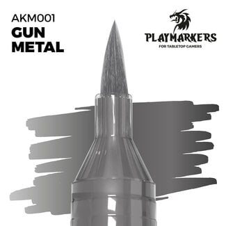 AK Interactive Playmarker - Gun Metal