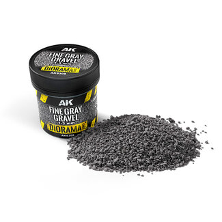 AK Interactive Fine Gray Gravel 1-3mm - 100ml