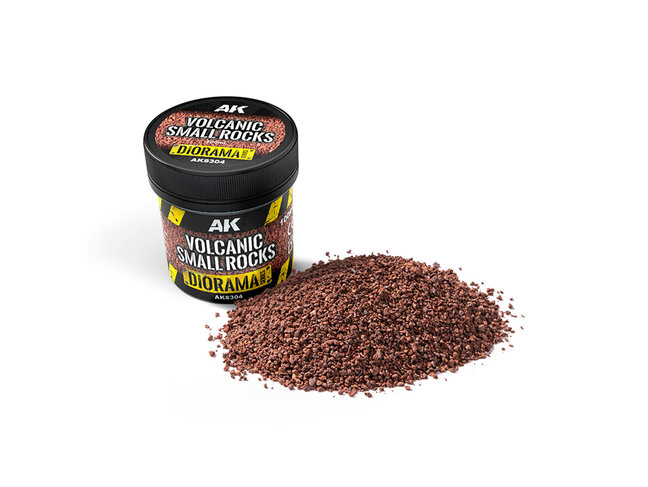 AK Interactive Volcanic Small Rocks - 100ml