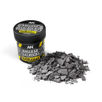 AK Interactive Angular Flat Rocks (Angular Slate) - 100ml
