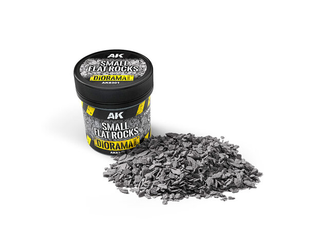 AK Interactive Small Flat Rocks (Small Slate) - 100ml