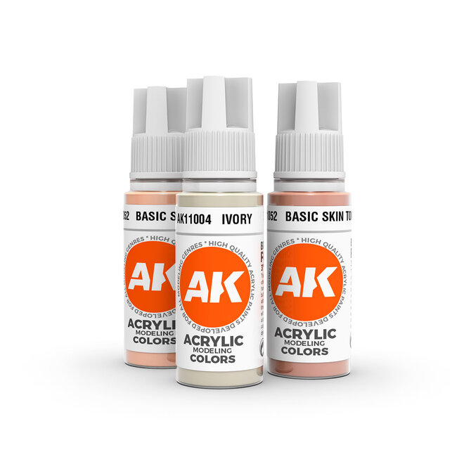 AK Interactive AK Interactive: Quick Paint Combo - Painting Skin Tones