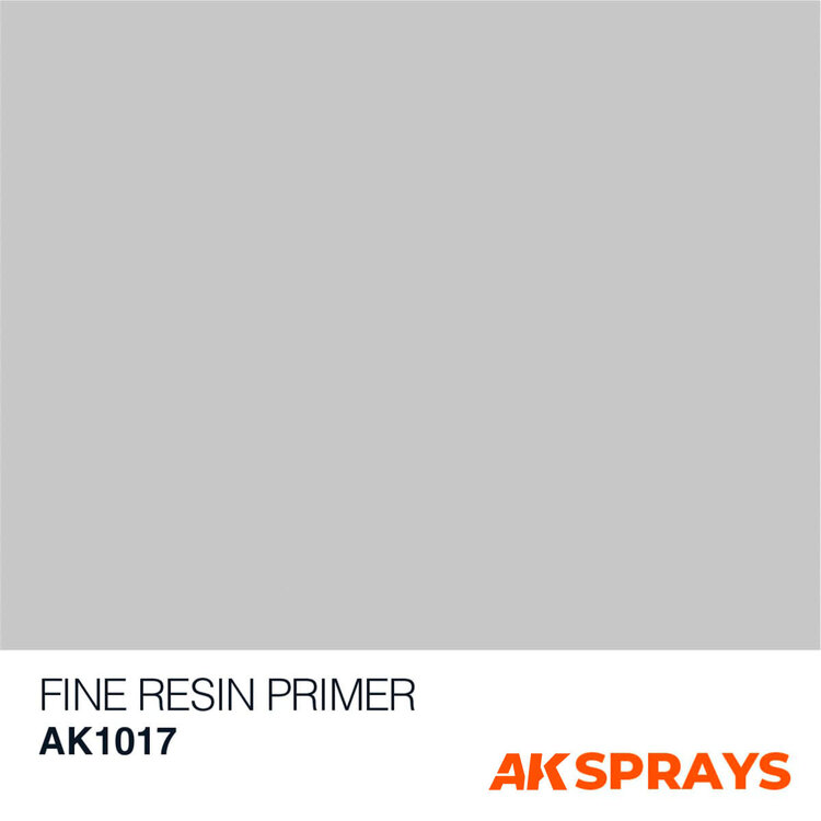 AK Interactive AK Interactive - Spray: Fine Resin Primer - Grey