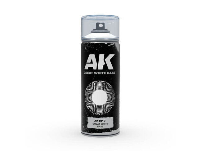 AK Interactive Spray: Great White Base