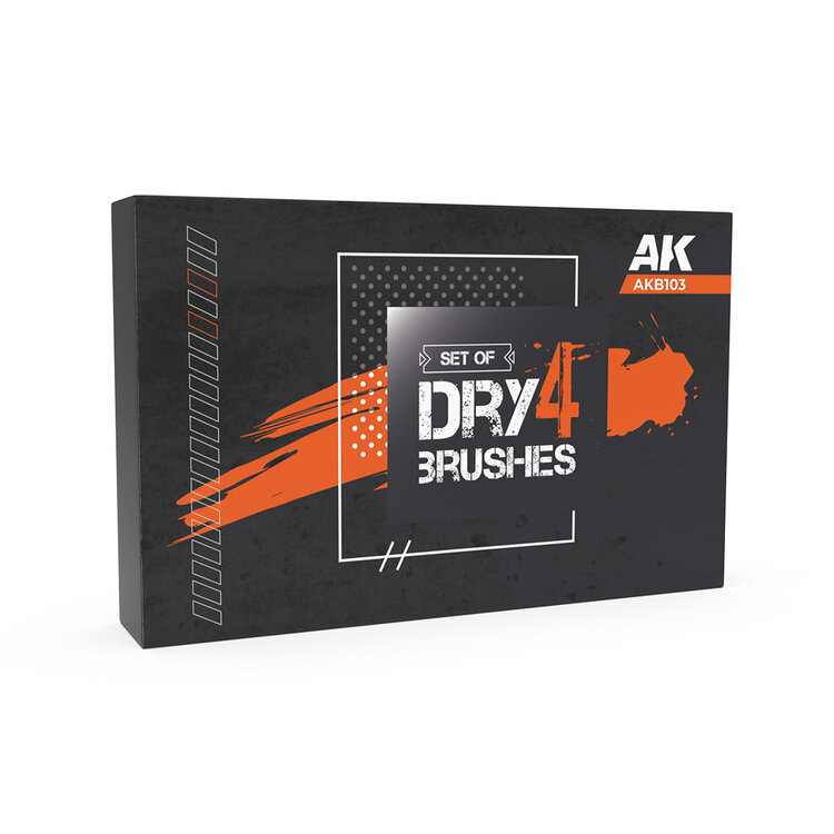 AK Interactive AK Interactive: Set of Dry Brushes (4)