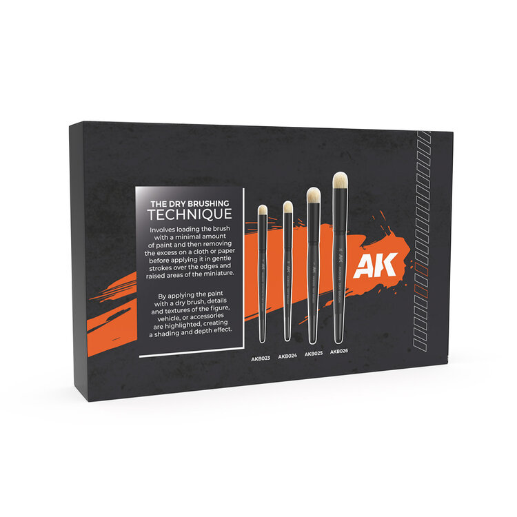 AK Interactive AK Interactive: Set of Dry Brushes (4)