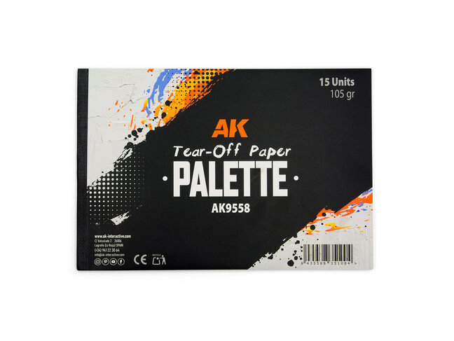 AK Interactive Tear-Off Paper Palette