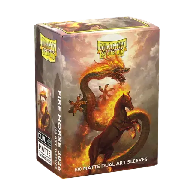 Dragon Shield Dragon Shield: Fire Horse 2026 - Art Sleeves (100 Standard Size Sleeves)