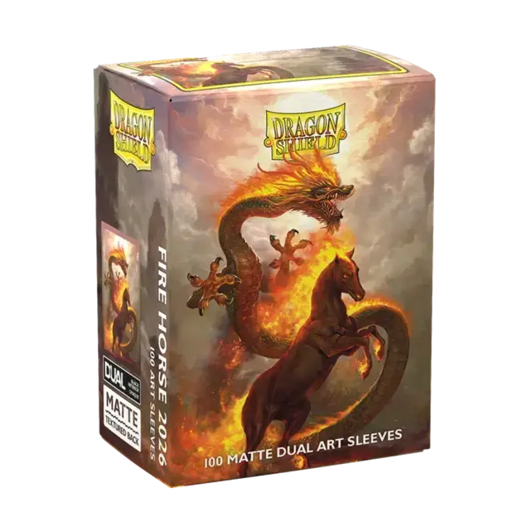 Dragon Shield Dragon Shield: Fire Horse 2026 - Art Sleeves (100 Standard Size Sleeves)