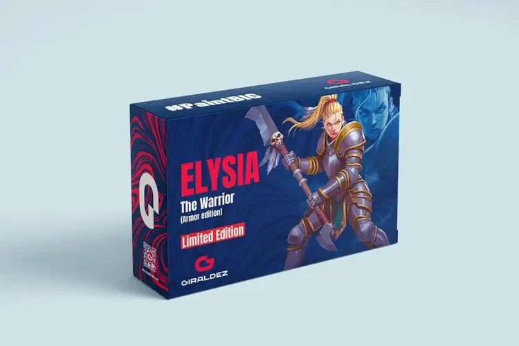 Giraldez Giraldez: Miniature - Elysia - The Warrior (Armor Edition)