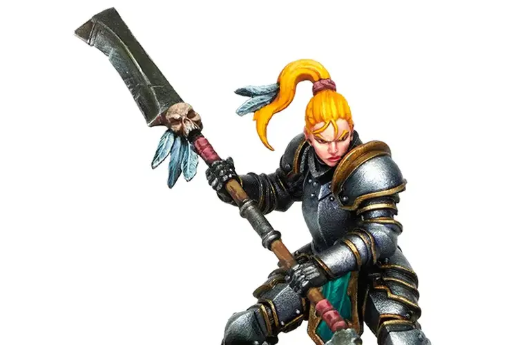 Giraldez Giraldez: Miniature - Elysia - The Warrior (Armor Edition)