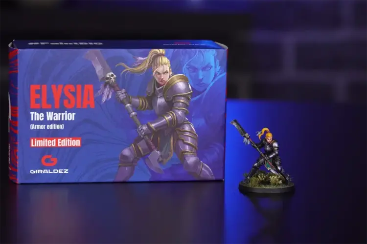 Giraldez Giraldez: Miniature - Elysia - The Warrior (Armor Edition)