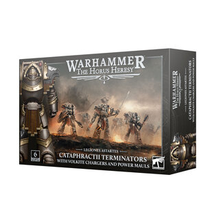 Games Workshop Legiones Astartes: Cataphractii Terminatros with Volkite Chargers and Power Mauls