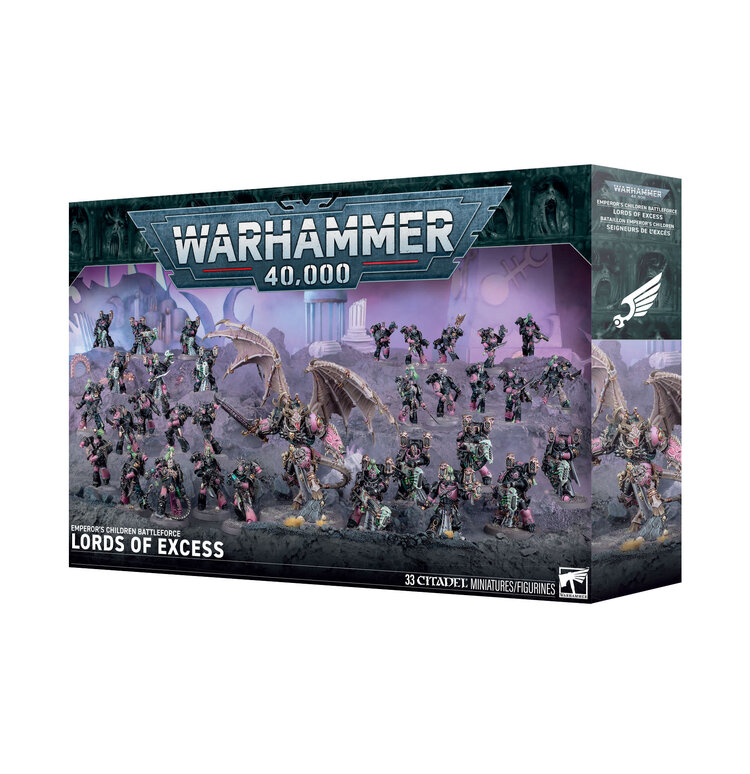 Games Workshop Warhammer Warhammer 40000 - Battleforce: Emperor's Children - Lords of Excess