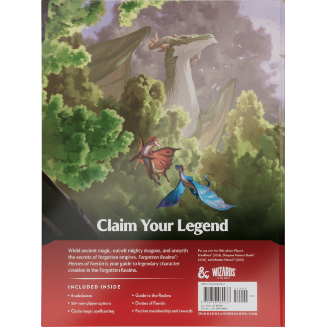 Wizards of the Coast Wizards of the Coast - Dungeons & Dragons: Forgotten Realms - Heroes of Faerûn - Player Expansion (eng)