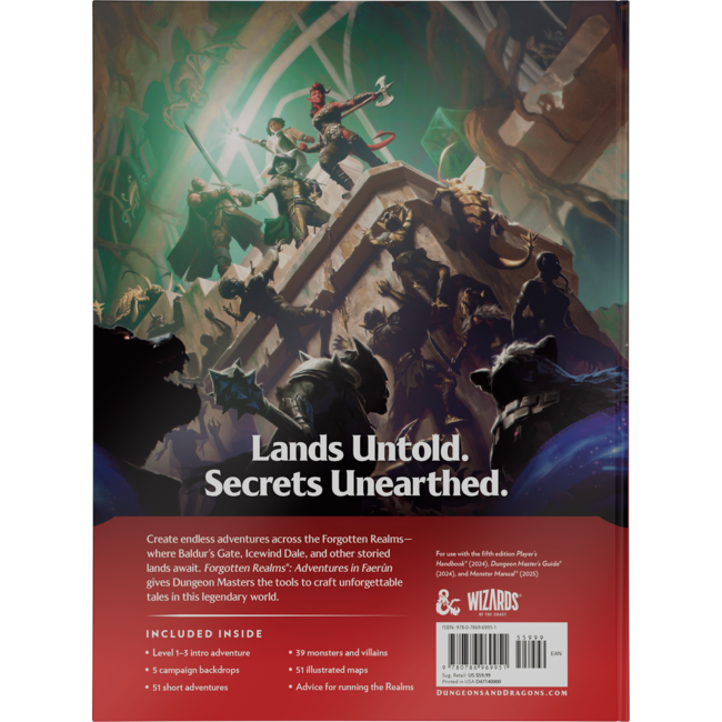 Wizards of the Coast Wizards of the Coast - Dungeons & Dragons: Forgotten Realms - Adventures in Faerûn - Dungeon Master Expansion (eng)