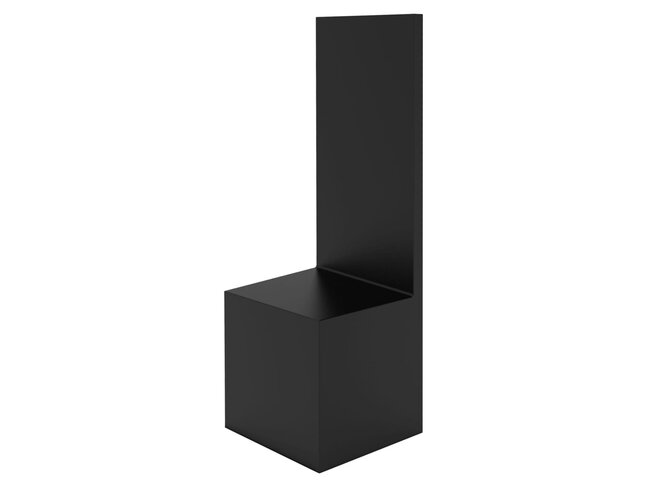 Green Stuff World Display Plinth - Backdrop Straight 70x70x60(200)mm - Black
