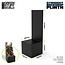 Green Stuff World Green Stuff World: Display Plinth - Backdrop Straight 70x70x60(200)mm - Black