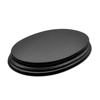Green Stuff World Display Plinth - Oval 170x110mm - Black