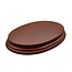Green Stuff World Green Stuff World: Display Plinth - Oval 170x110mm - Hazelnut Brown