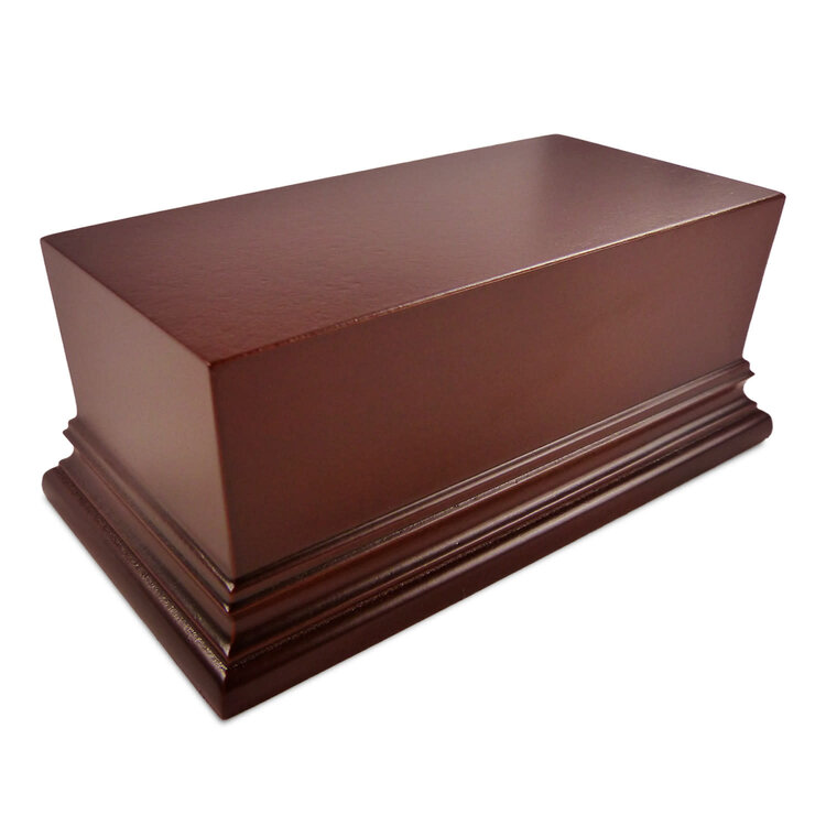 Green Stuff World Green Stuff World: Display Plinth - Rectangular 120x60mm - Hazelnut Brown