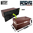 Green Stuff World Green Stuff World: Display Plinth - Rectangular 120x60mm - Hazelnut Brown
