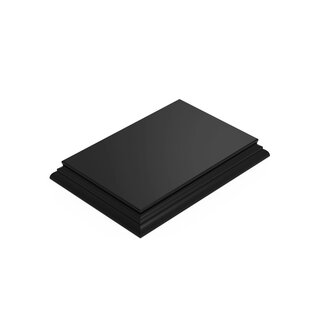 Green Stuff World Display Plinth - Rectangular 150x100mm - Black