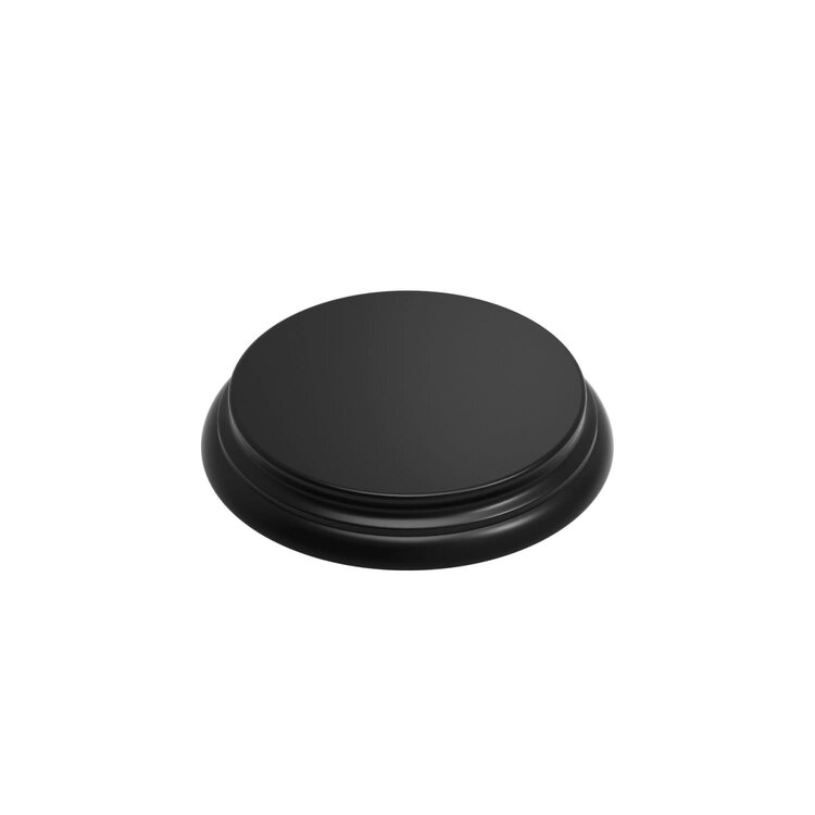 Green Stuff World Green Stuff World: Display Plinth - Round 100mm - Black