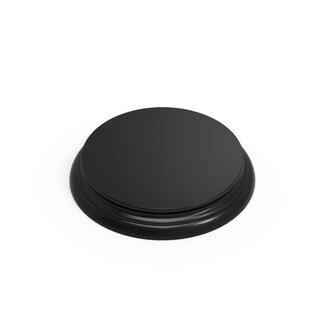 Green Stuff World Display Plinth - Round 130mm - Black