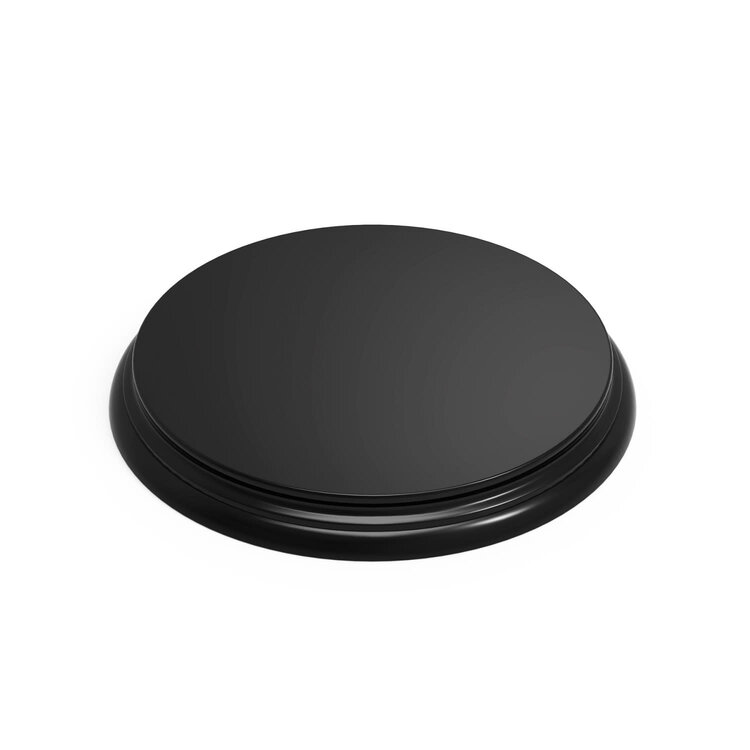 Green Stuff World Green Stuff World: Display Plinth - Round 180mm - Black