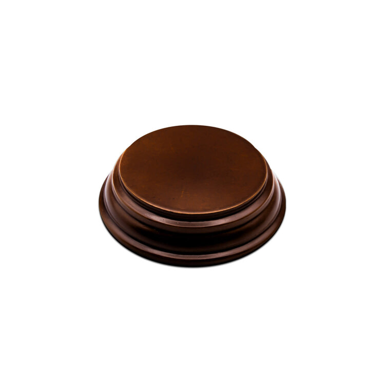 Green Stuff World Green Stuff World: Display Plinth - Round 50mm - Hazelnut Brown