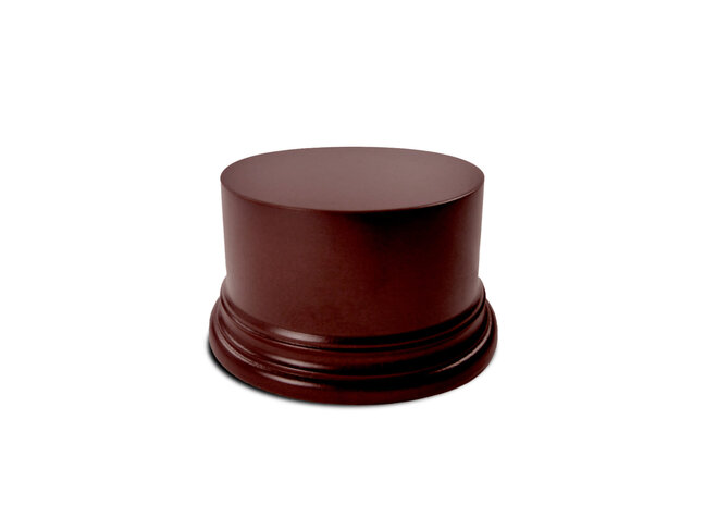 Green Stuff World Display Plinth - Round 80mm - Hazelnut Brown