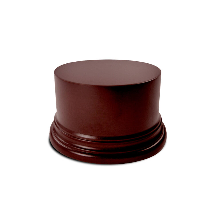 Green Stuff World Green Stuff World: Display Plinth - Round 80mm - Hazelnut Brown
