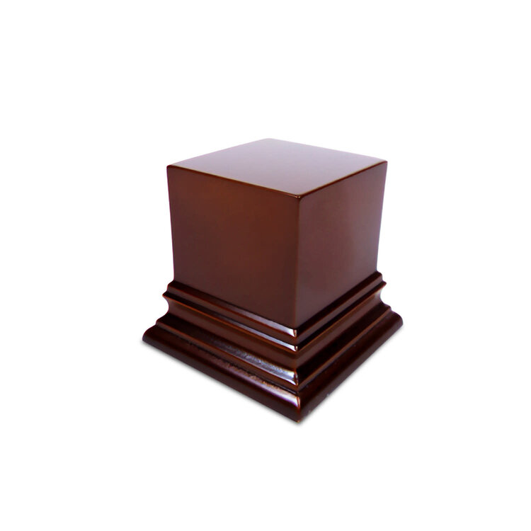 Green Stuff World Green Stuff World: Display Plinth - Square 50mm - Hazelnut Brown