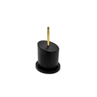 Green Stuff World Display Plinth - Tapered Round Bust 25mm - Black