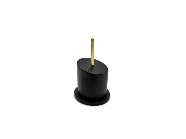 Green Stuff World Display Plinth - Tapered Round Bust 25mm - Black