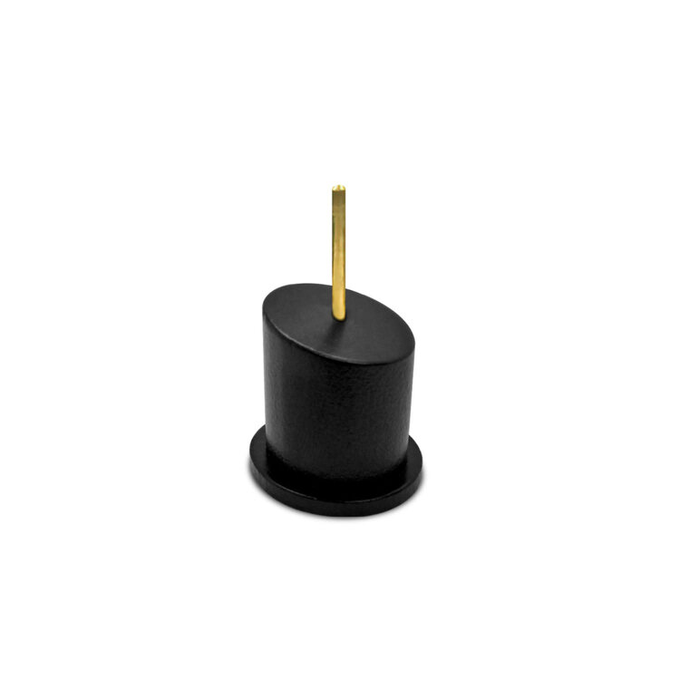 Green Stuff World Green Stuff World: Display Plinth - Tapered Round Bust 25mm - Black