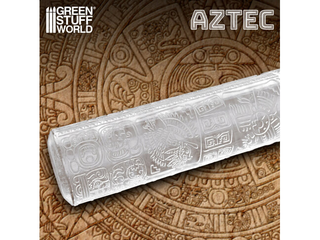 Green Stuff World Rolling Pin - Aztec