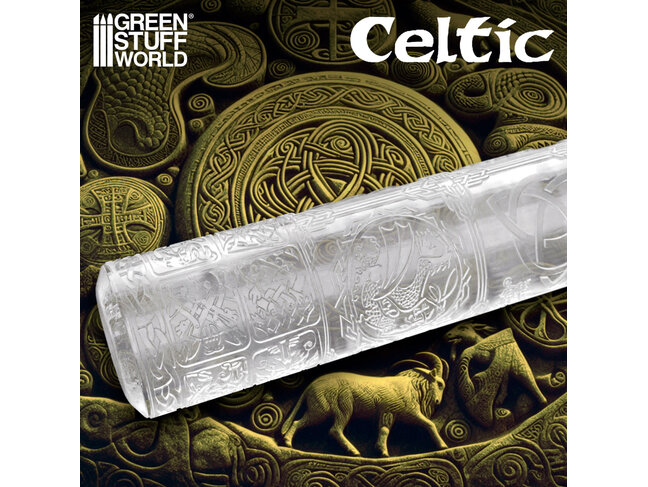 Green Stuff World Rolling Pin - Celtic