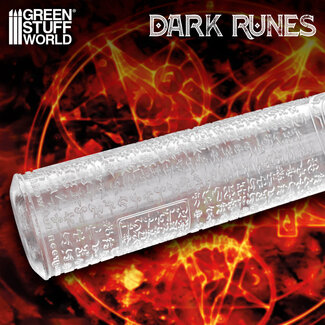 Green Stuff World Rolling Pin - Dark Runes
