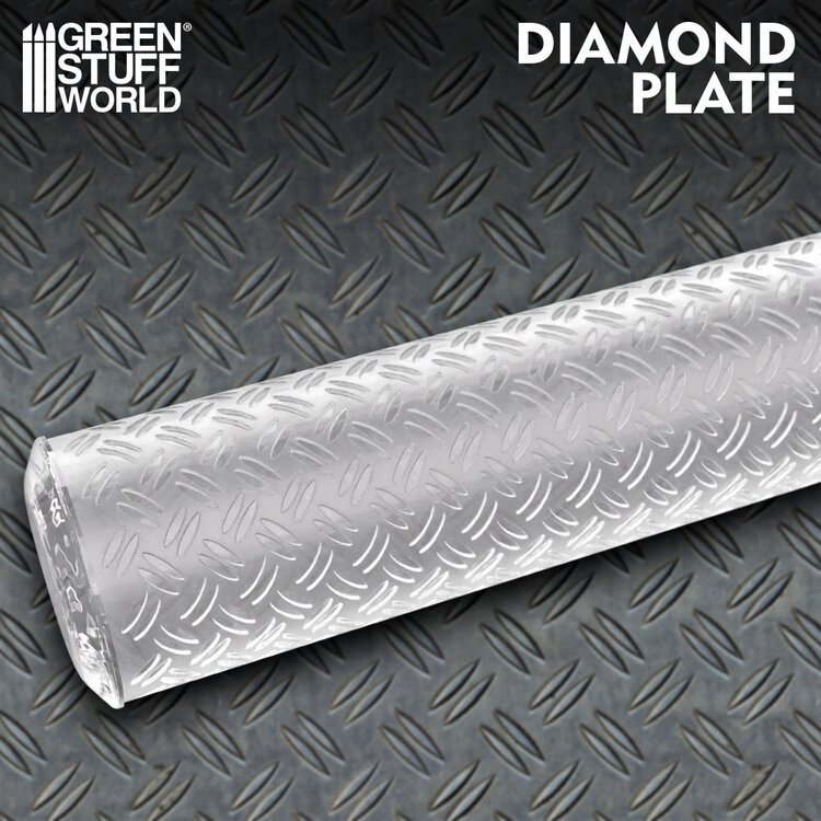 Green Stuff World Green Stuff World: Rolling Pin - Diamond Plate - Large