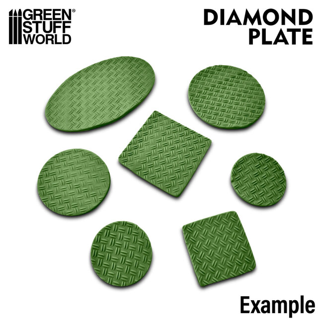 Green Stuff World Green Stuff World: Rolling Pin - Diamond Plate - Large
